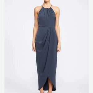 Shona Joy Elegant Grey Sleeveless Dress